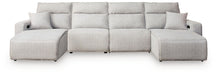 Modmax II - Reclining Sectional - Stone - Tallahassee Discount Furniture (FL)