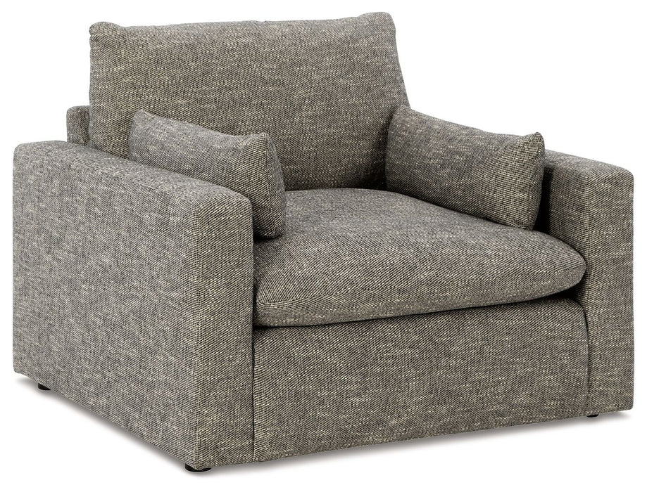 Dramatic - Chair and a Half - Granite - Tallahassee Discount Furniture (FL)