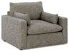 Dramatic - Chair and a Half - Granite - Tallahassee Discount Furniture (FL)