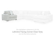 Stupendous - LAF Corner Chair - Alloy - Tallahassee Discount Furniture (FL)