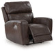 Crossplex - Smoke - Power Recliner / Adjustable Headrest - Tallahassee Discount Furniture (FL)