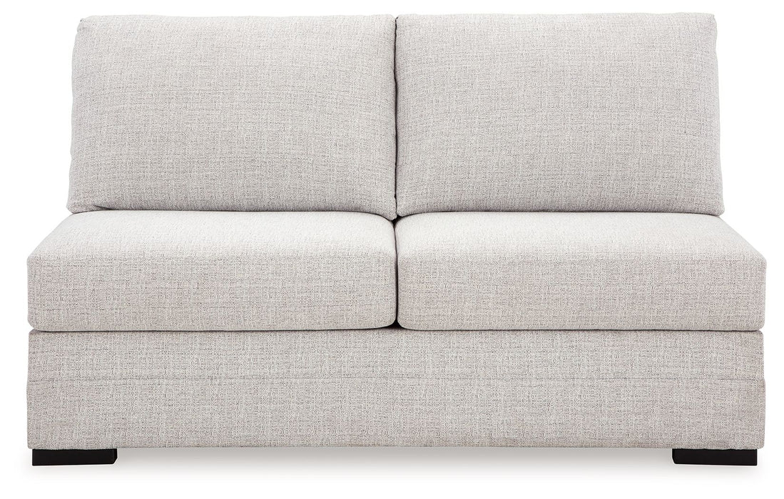 Koralynn - Armless Loveseat - Stone - Tallahassee Discount Furniture (FL)