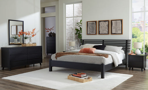 Danziar - Slat Panel Bed With Low Footboard Set - Tallahassee Discount Furniture (FL)