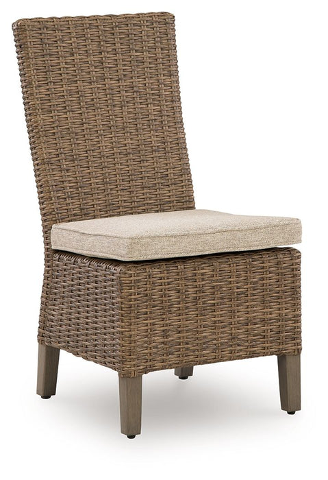 Laguna Heights - Side Chair With Cushion (Set of 2) - Beige - Tallahassee Discount Furniture (FL)