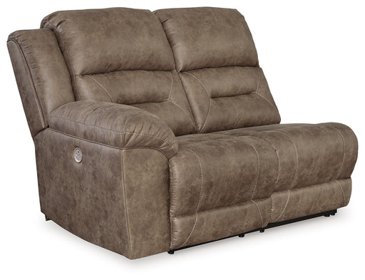 Ravenel - Fossil - Laf Reclining Power Loveseat - Tallahassee Discount Furniture (FL)