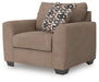 Triston-Peaks - Suede - Chair And A Half - Tallahassee Discount Furniture (FL)