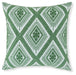 Bellvale - Green / White - Pillow (Set of 4) - Tallahassee Discount Furniture (FL)