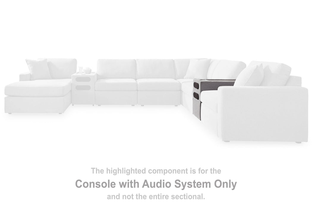 Modmax - Granite - Console With Audio System - Tallahassee Discount Furniture (FL)