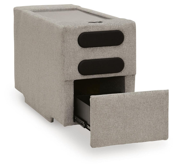 ModMax Luxe - Console With Audio System - Flint - Tallahassee Discount Furniture (FL)
