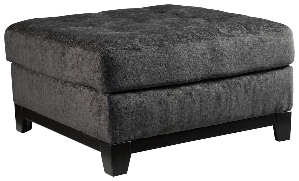 Reidshire - Oversized Accent Ottoman - Steel - Tallahassee Discount Furniture (FL)