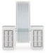 Chalanna - White - Vanity With Mirror - Tallahassee Discount Furniture (FL)