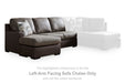 Castille Way - LAF Sofa Chaise - Fossil - Tallahassee Discount Furniture (FL)