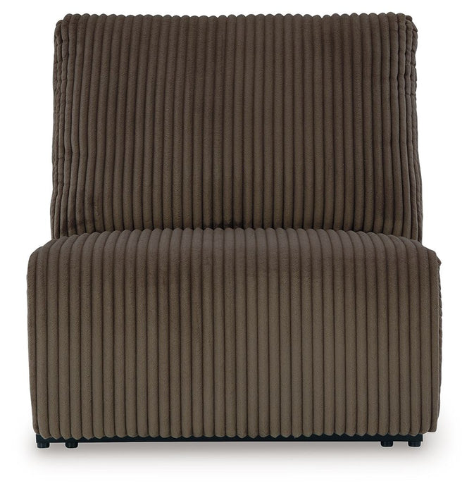 Top Tier - Chocolate - Armless Recliner - Tallahassee Discount Furniture (FL)