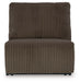 Top Tier - Chocolate - Armless Recliner - Tallahassee Discount Furniture (FL)