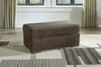 Aylesworth - Chocolate - Ottoman - Tallahassee Discount Furniture (FL)
