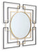 Oceanal - Black / Gold Finish - Accent Mirror - Tallahassee Discount Furniture (FL)