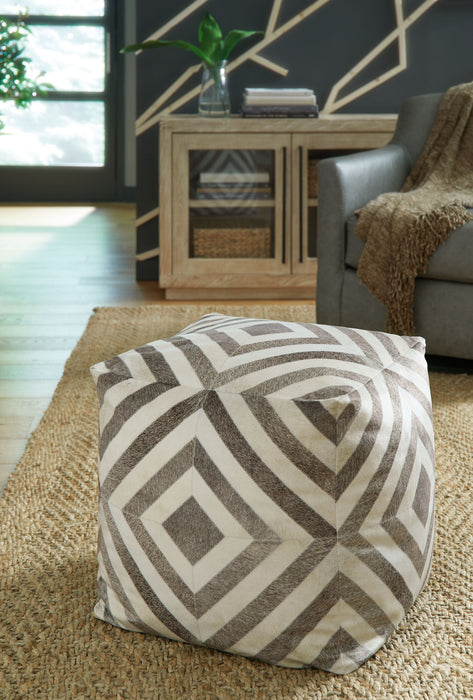 Hartselle - Brown - Pouf - Tallahassee Discount Furniture (FL)