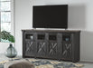 Tyler Creek - Black / Gray - Extra Large TV Stand - Tallahassee Discount Furniture (FL)