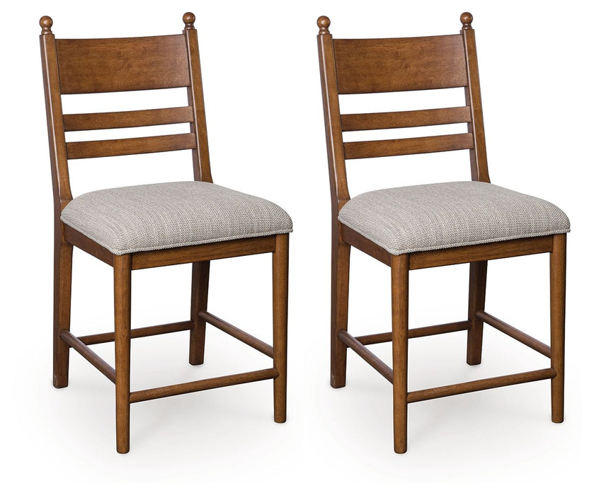 Greddinton - Upholstered Barstool (Set of 2) - Tallahassee Discount Furniture (FL)