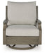 Rainier Ranch - Brown / Beige - Swivel Glider Chair With Cushion - Tallahassee Discount Furniture (FL)