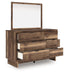 Chirason - Brown - Dresser And Mirror - Tallahassee Discount Furniture (FL)