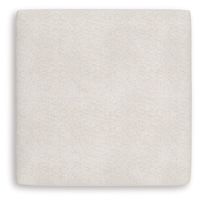 Donelson Creek - Vanilla - Oversized Accent Ottoman - Tallahassee Discount Furniture (FL)