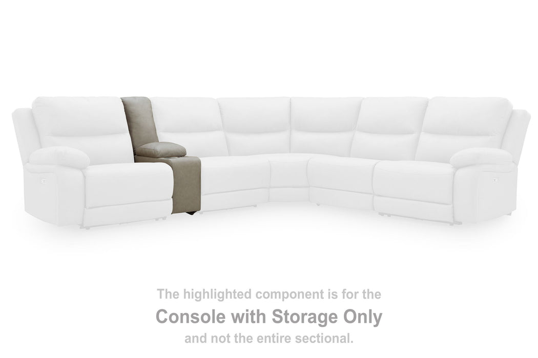 Narwhal Place - Pebble - Console With Storage - Tallahassee Discount Furniture (FL)