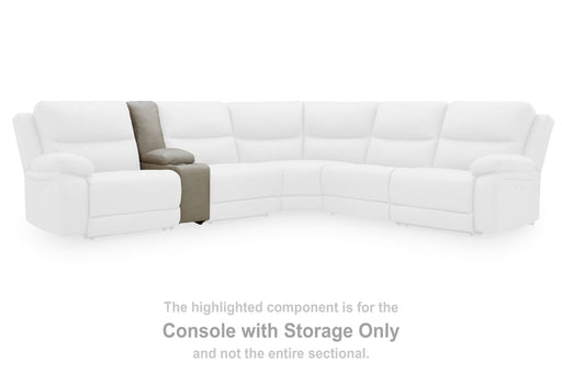Narwhal Place - Pebble - Console With Storage - Tallahassee Discount Furniture (FL)