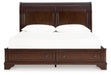 Trellington - Brown - King Sleigh Storage Bed - Tallahassee Discount Furniture (FL)