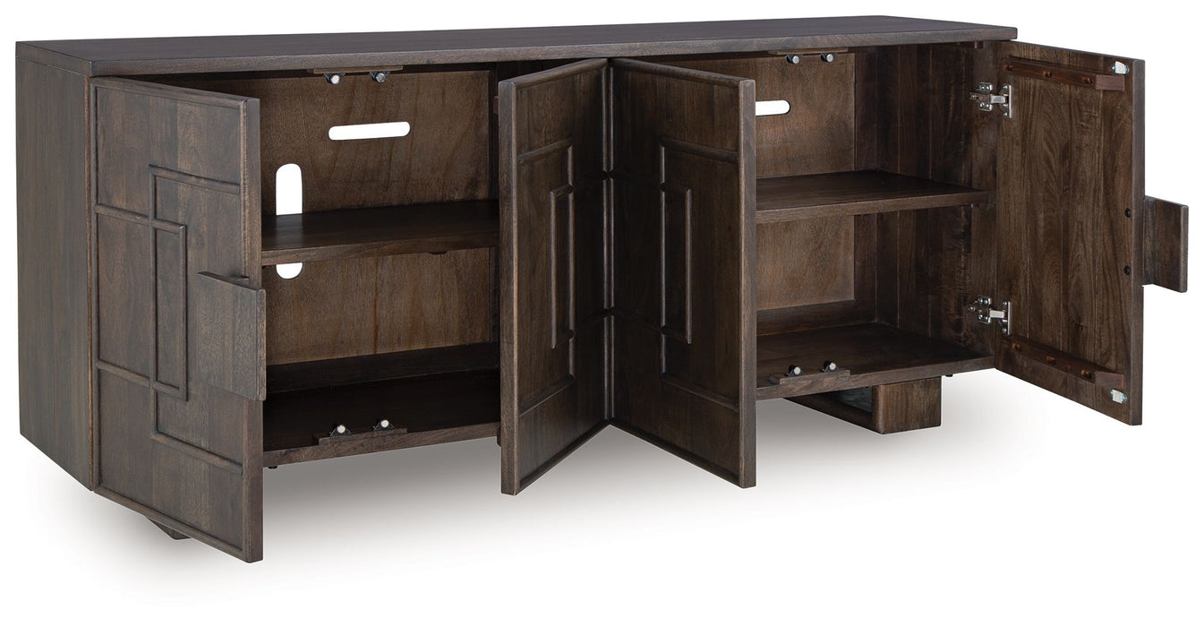 Cato - Dark Brown - Accent Cabinet - Tallahassee Discount Furniture (FL)