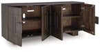 Cato - Dark Brown - Accent Cabinet - Tallahassee Discount Furniture (FL)