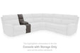 Next-gen Durapella - Slate - Console With Storage - Tallahassee Discount Furniture (FL)