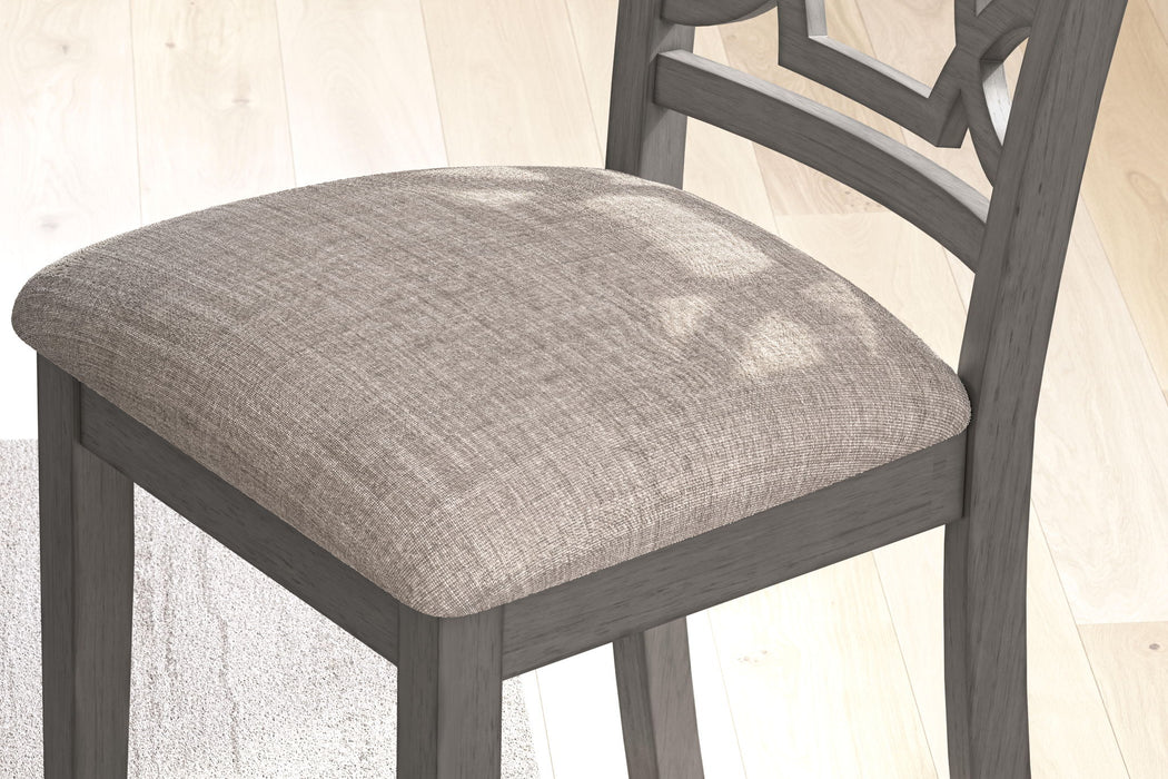 Wrenning - Dining Room Table Set (Set of 6) - Gray - Tallahassee Discount Furniture (FL)