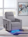 Pineland - Glider Power Recliner With Audio System - Pewter - Tallahassee Discount Furniture (FL)