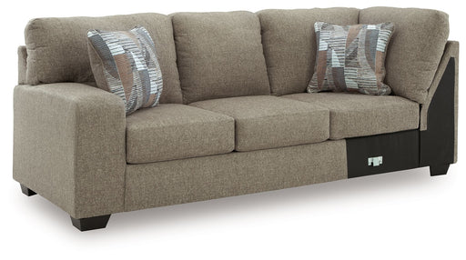 Newellen - LAF Sofa With Corner Wedge - Beige - Tallahassee Discount Furniture (FL)