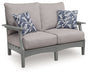Cove Beach - Loveseat With Cushion - Gray - Tallahassee Discount Furniture (FL)