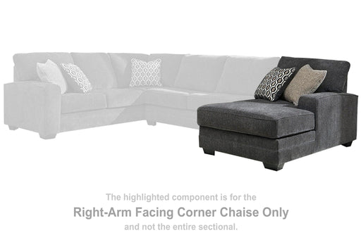 Tracling - RAF Corner Chaise - Slate - Tallahassee Discount Furniture (FL)
