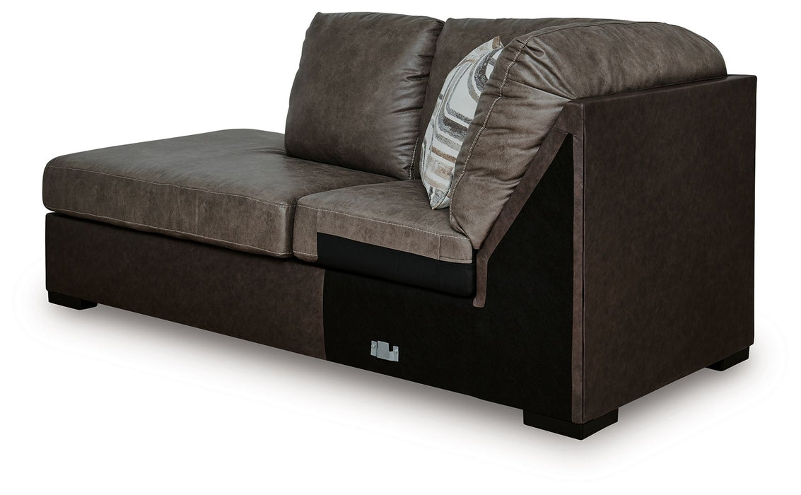 Castille Way - LAF Corner Chaise - Fossil - Tallahassee Discount Furniture (FL)