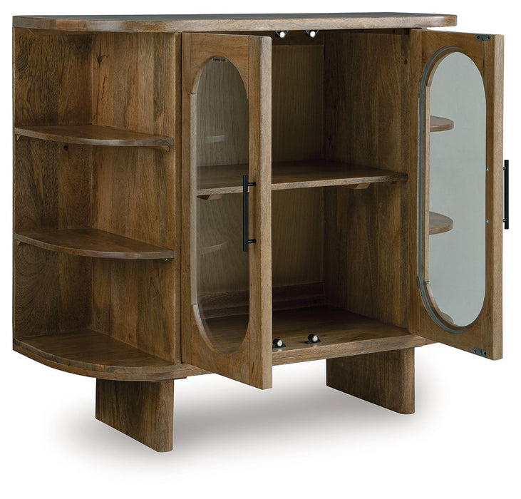 Niall - Light Brown - Accent Cabinet - Tallahassee Discount Furniture (FL)