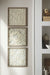 Odella - Cream / Taupe - Wall Decor Set (Set of 3) - Tallahassee Discount Furniture (FL)