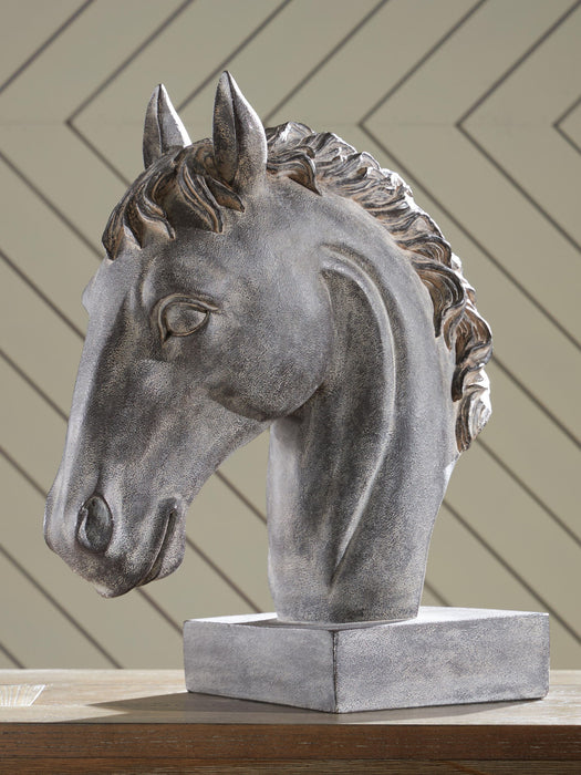 Carnlow - Sculpture - Antique Black - Tallahassee Discount Furniture (FL)