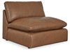 Emilia - Caramel - Armless Chair - Tallahassee Discount Furniture (FL)