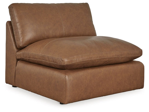 Emilia - Caramel - Armless Chair - Tallahassee Discount Furniture (FL)