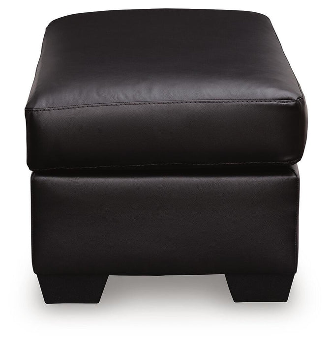 Glennbre - Ottoman - Midnight - Tallahassee Discount Furniture (FL)