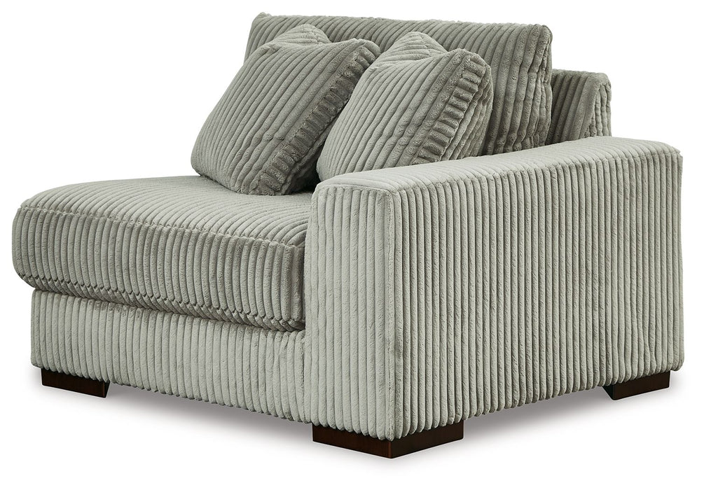 Lindyn - Fog - RAF Corner Chair - Tallahassee Discount Furniture (FL)