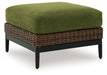 Horizon Hall - Brown / Green - Ottoman With Cushion - Tallahassee Discount Furniture (FL)