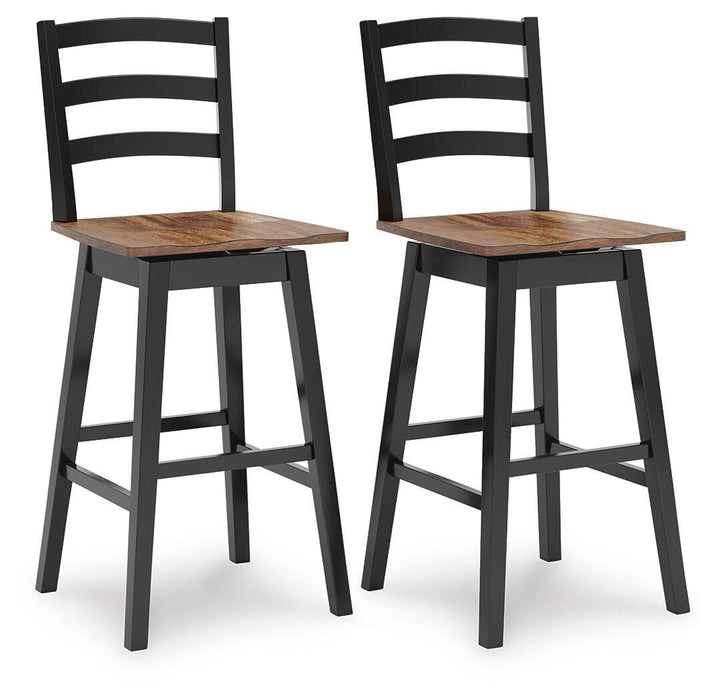 Wildenauer - Swivel Stool (Set of 2) - Tallahassee Discount Furniture (FL)