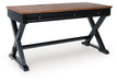 Wildenauer - Brown / Black - Home Office Desk - Tallahassee Discount Furniture (FL)