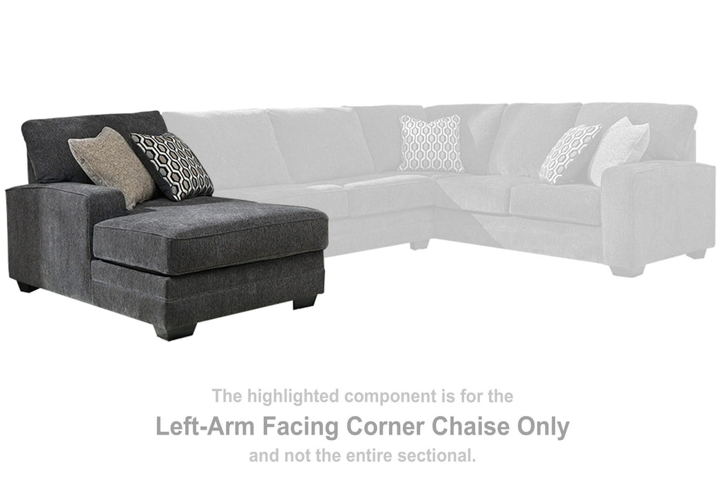 Tracling - LAF Corner Chaise - Slate - Tallahassee Discount Furniture (FL)