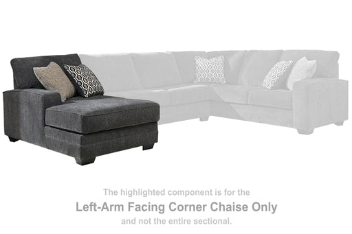 Tracling - LAF Corner Chaise - Slate - Tallahassee Discount Furniture (FL)